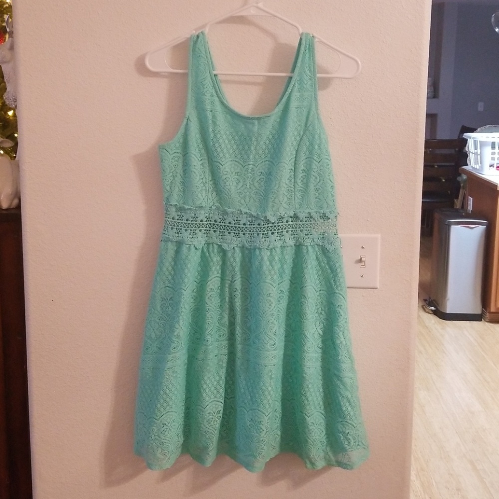 Tourqoise dress